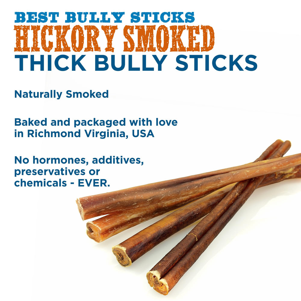 Best Bully Sticks aroma ahumado que atrae a perros durante la merienda.