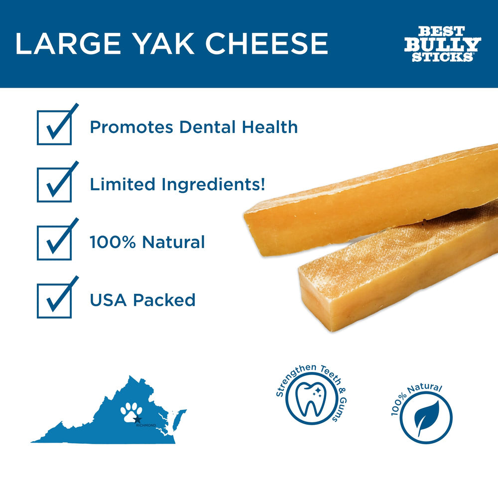 Best Bully Sticks Himalayan Yak Cheese sin olor para perros ideal como snack calmante