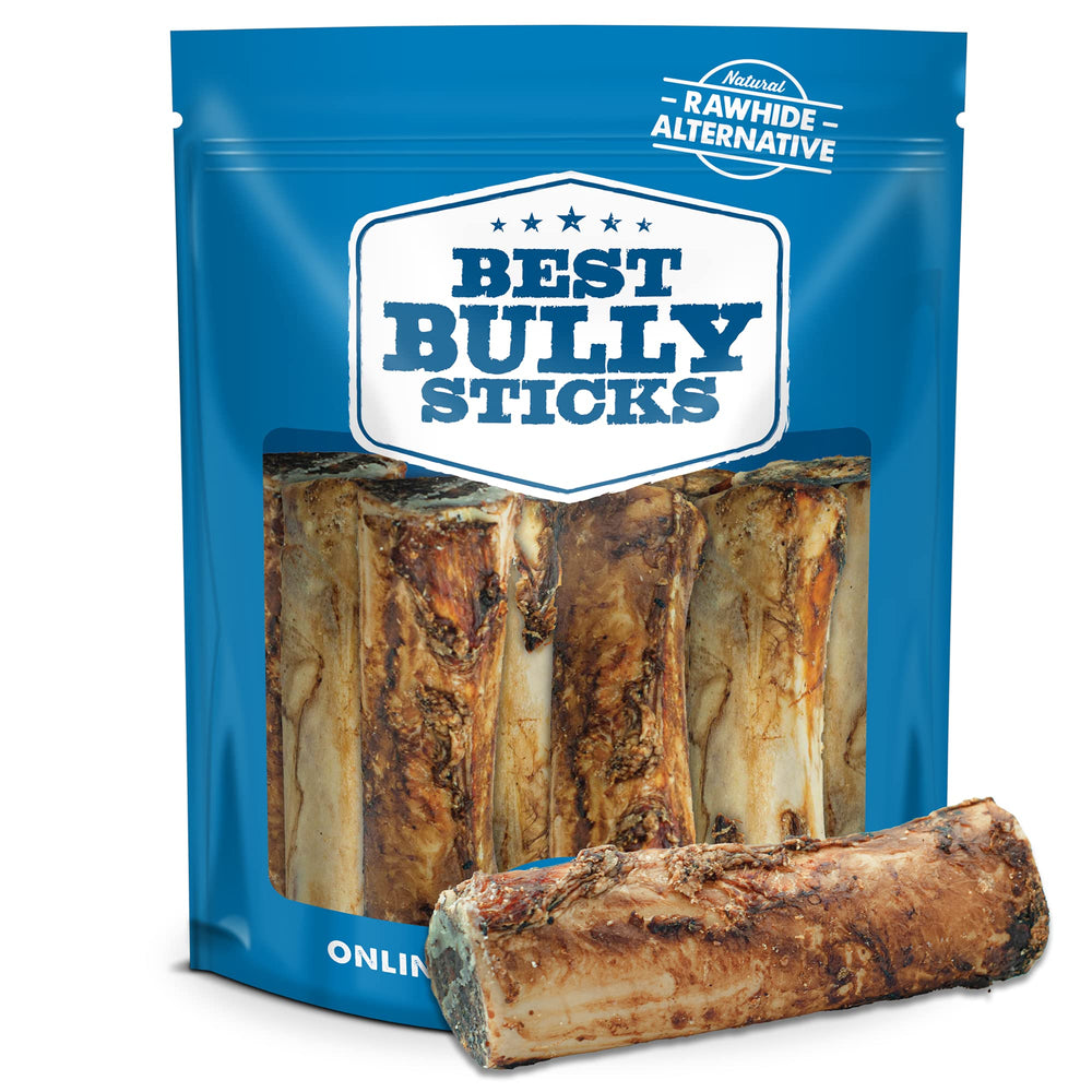 Best Bully Sticks Huesos de médula para perro, paquete de 8, masticación duradera.