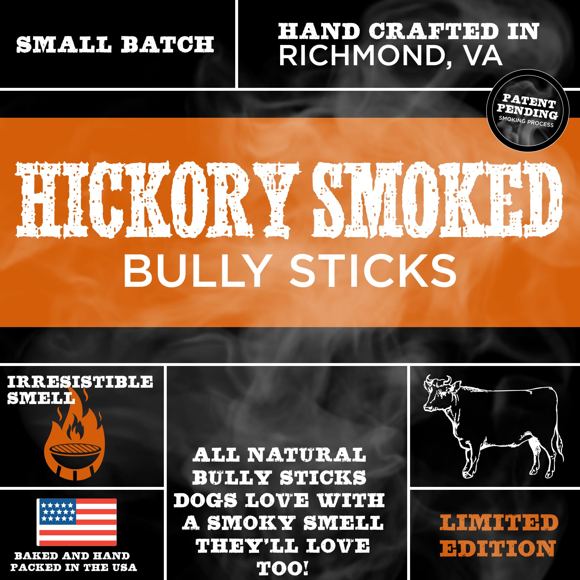 Best Bully Sticks libre de olor: masticación limpia para mascotas sensibles.