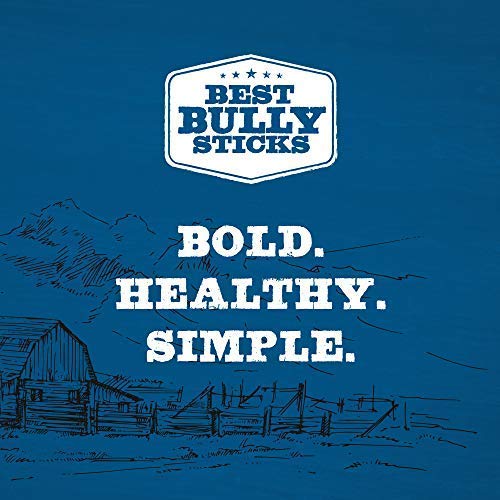 Best Bully Sticks Junior 2-4 Inch for Dogs - 8 oz (Single Pack) - Natural, Grain-Free and Rawhide-Free, for Small Breeds