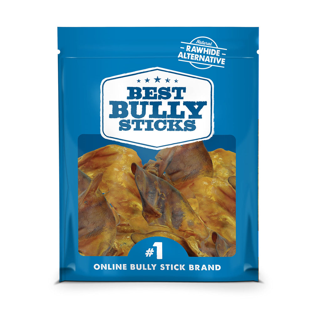 Best Bully Sticks orejas de cerdo para perros, snack natural para masticar