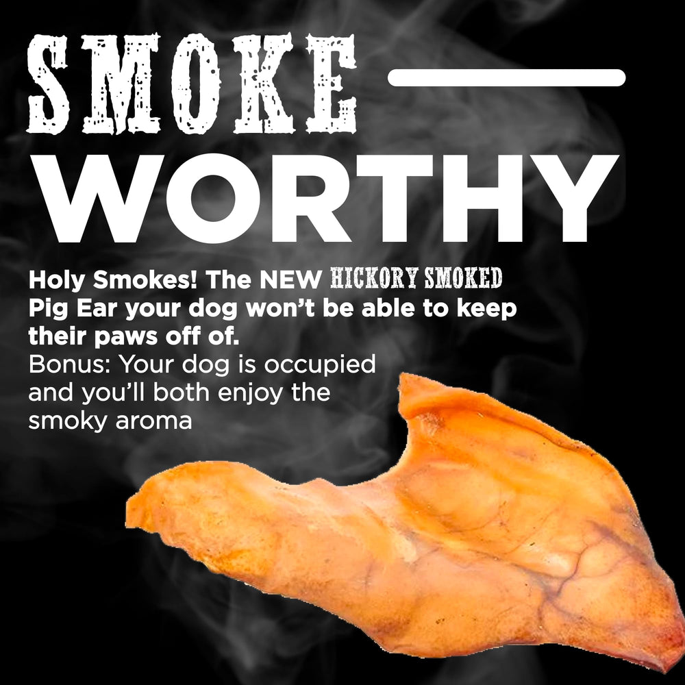 Best Bully Sticks orejas de cerdo y salud dental para la higiene bucal.