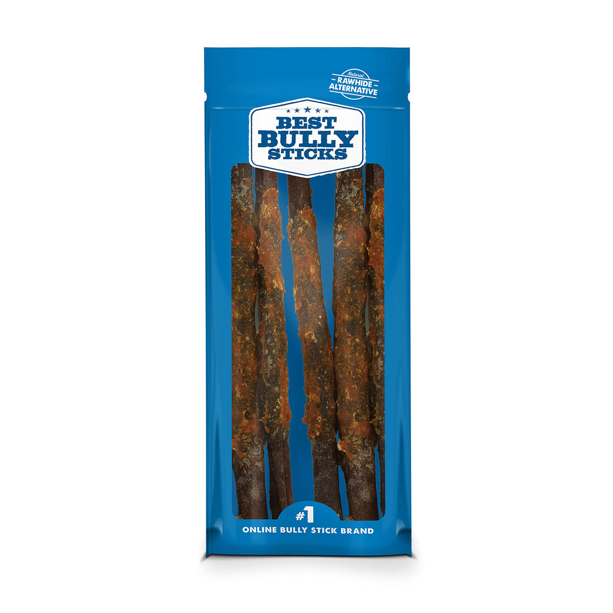 Best Bully Sticks palitos de colágeno envueltos en pollo, 12 pulgadas, masticación saludable