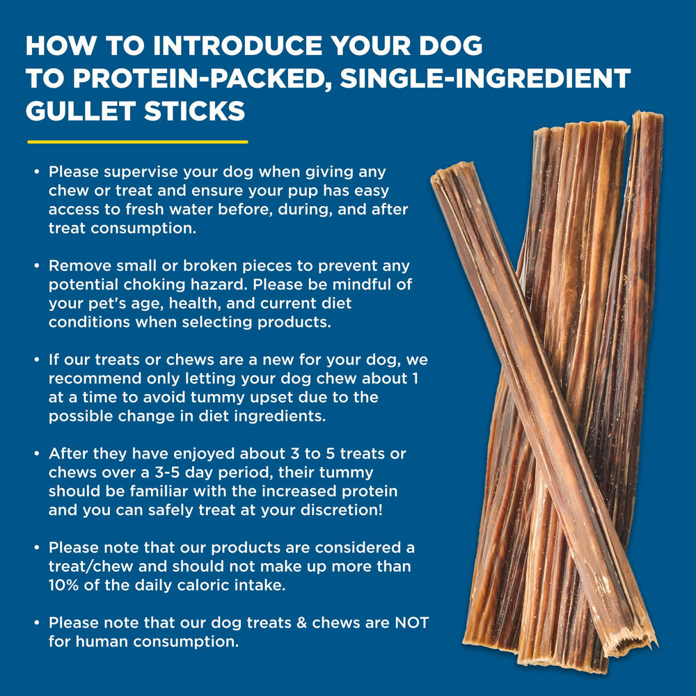Best Bully Sticks: etiqueta de calidad y seguridad en envase de 6 pulgadas.