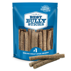 Best Bully Sticks palitos de res, paquete de 20, ideal para entrenamiento.