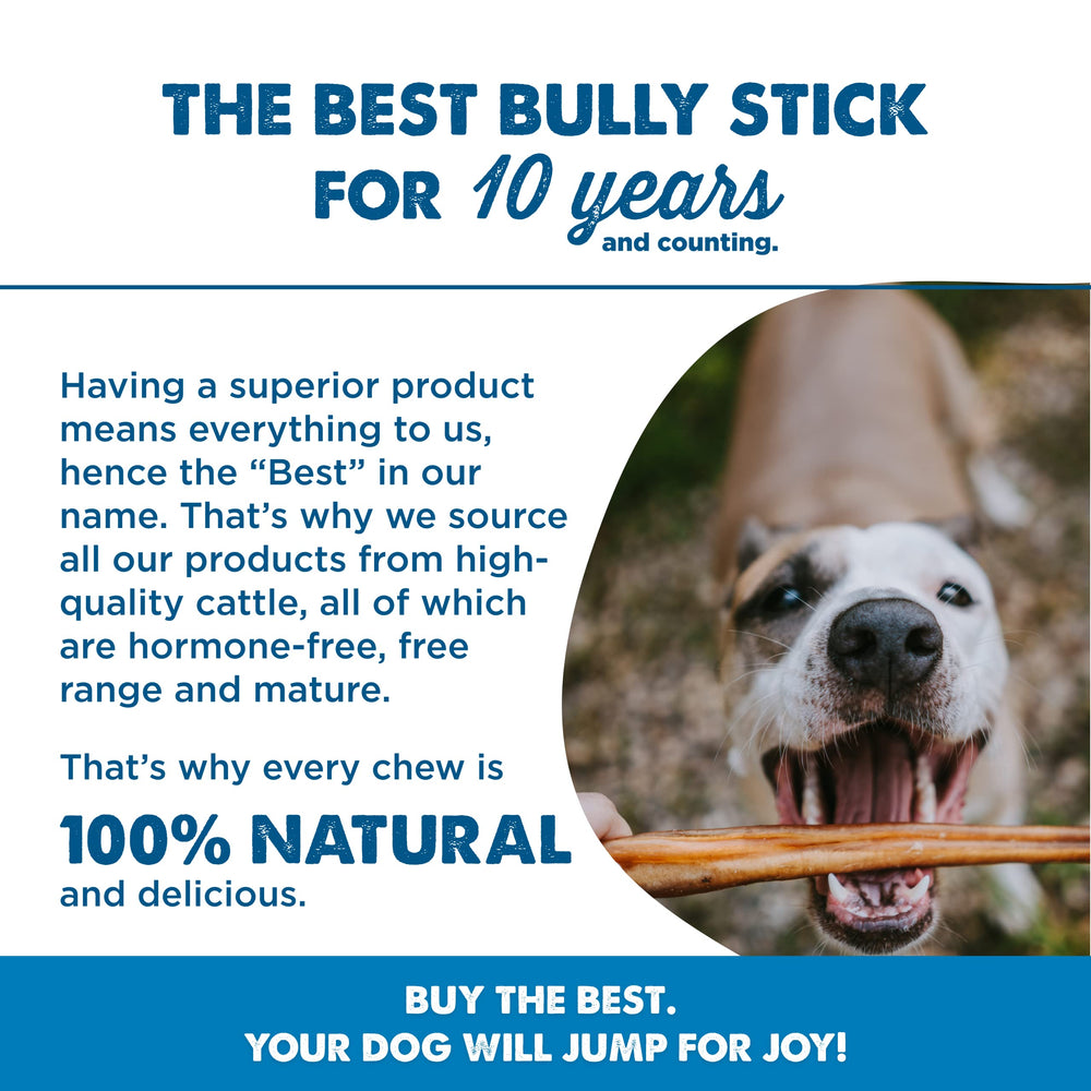 Best Bully Sticks sin cuero crudo, opción segura