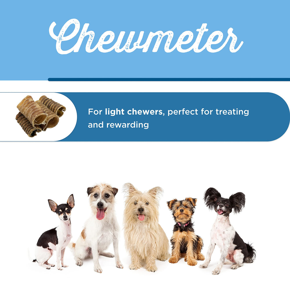 Tráquea de res natural sin granos de Best Bully Sticks, apta para perros