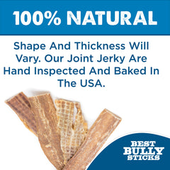 Best Bully Sticks textura dental que ayuda a la higiene bucal durante la masticación.