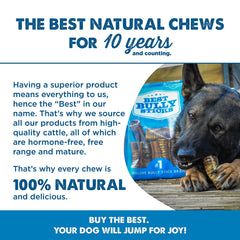 Best Bully Sticks Tráquea de res natural: textura crujiente y duradera
