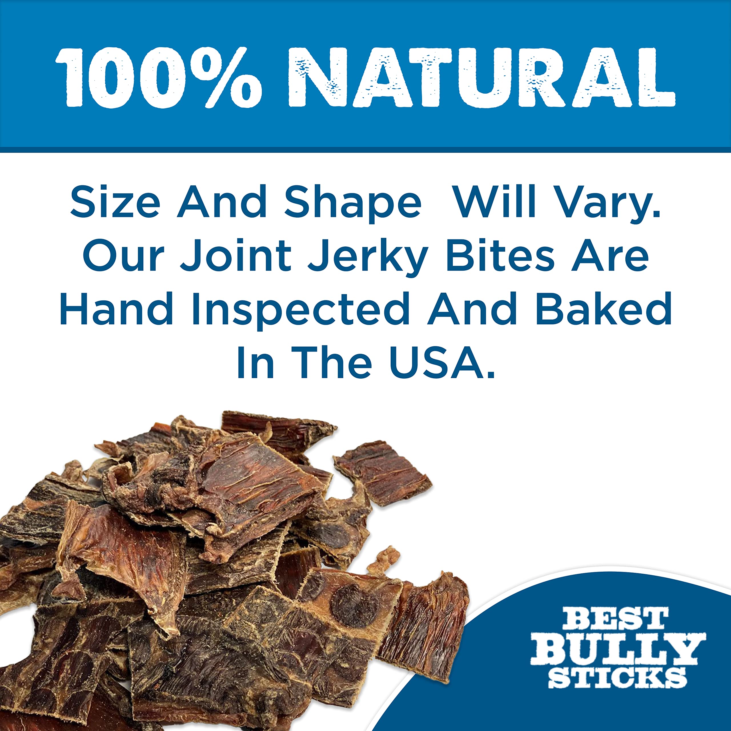 Best Bully Sticks trozos de gullet de res para proteína sabrosa