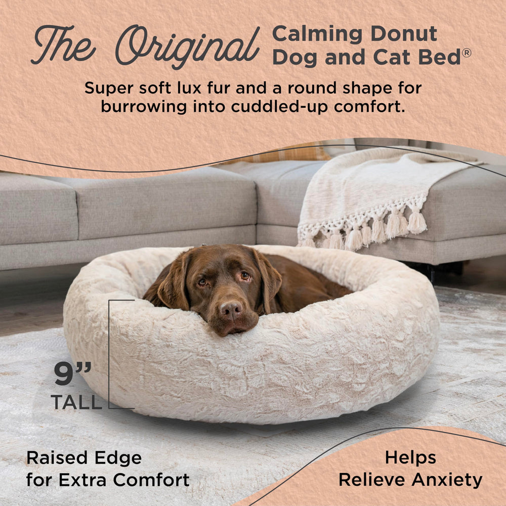 Best Friends by Sheri donut bed Lux, textura suave para descanso cómodo