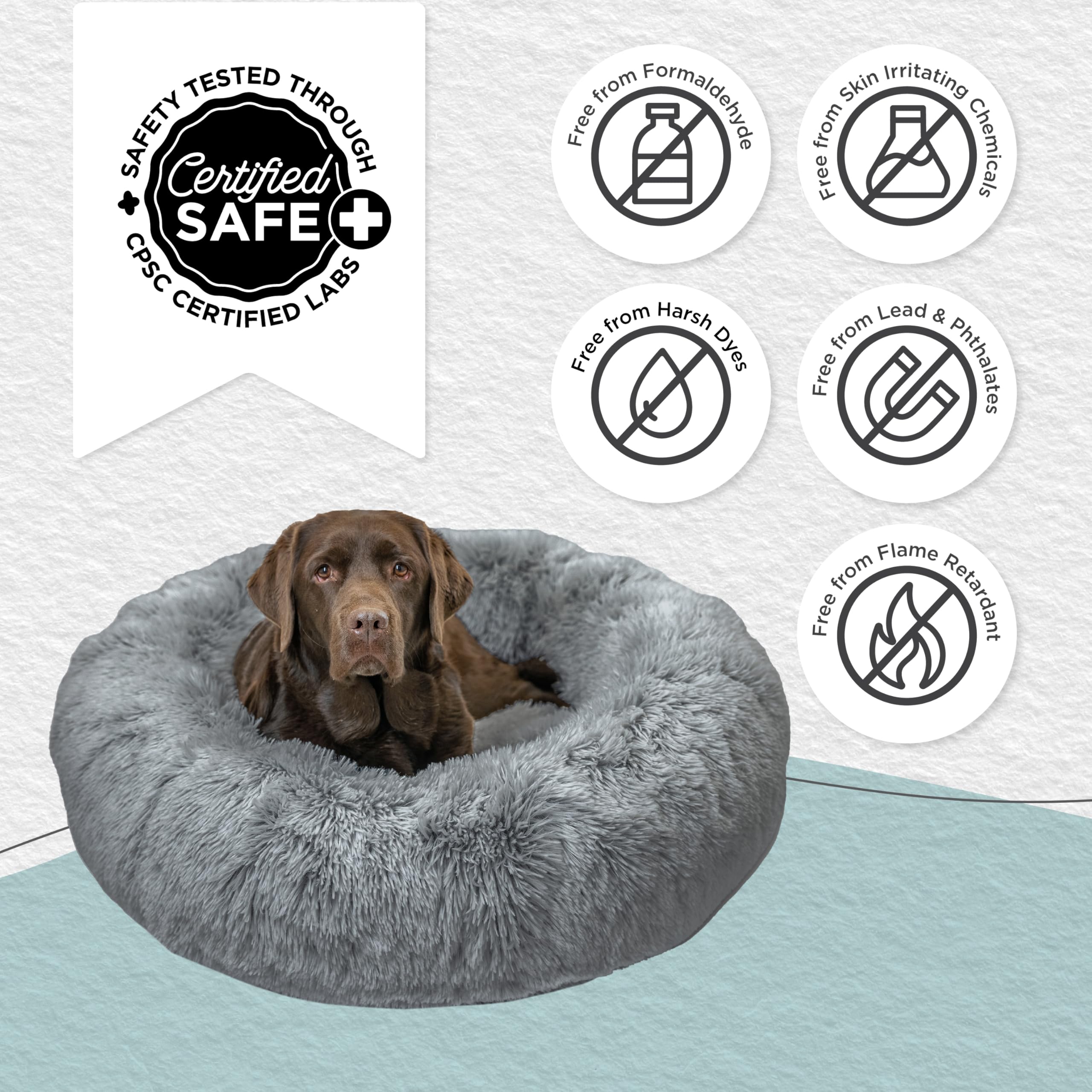 Cama de 36 pulgadas ideal para perros grandes.