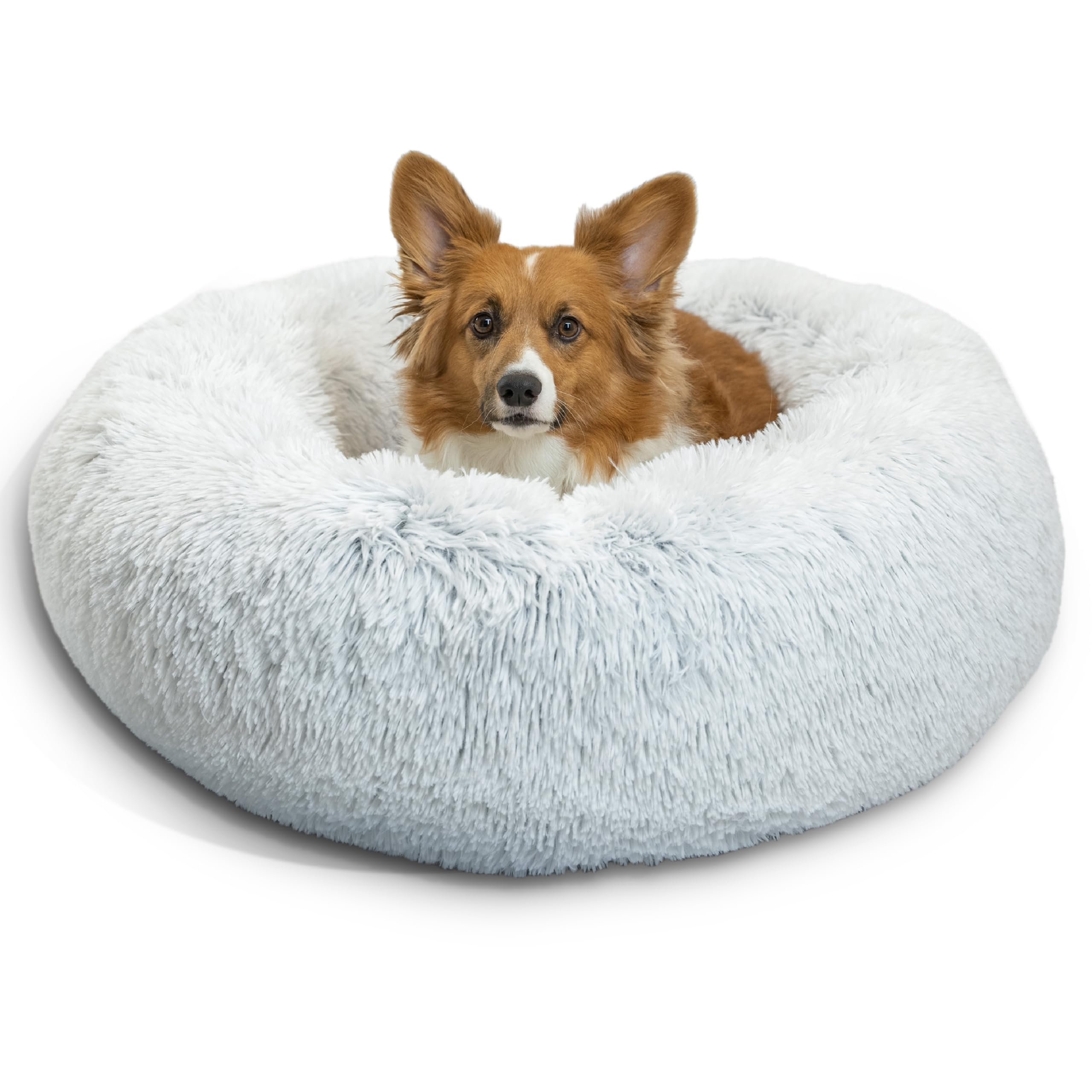 Best Friends by Sheri Donut Bed, cama curva para perros medianos, descanso seguro.