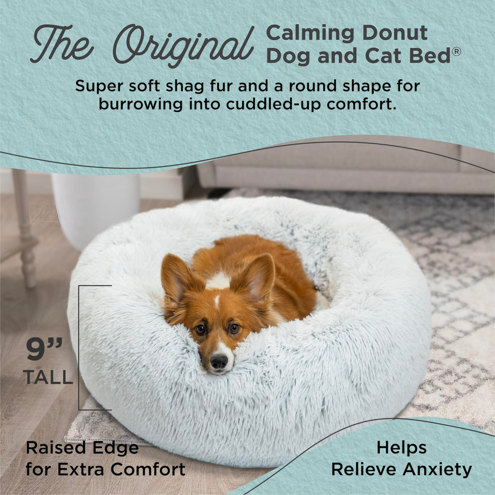 Best Friends by Sheri Donut Bed, diseño cálido que combina con la decoración del hogar.