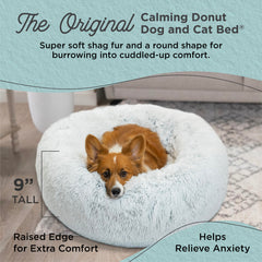 Best Friends by Sheri Donut Bed, diseño cálido que combina con la decoración del hogar.