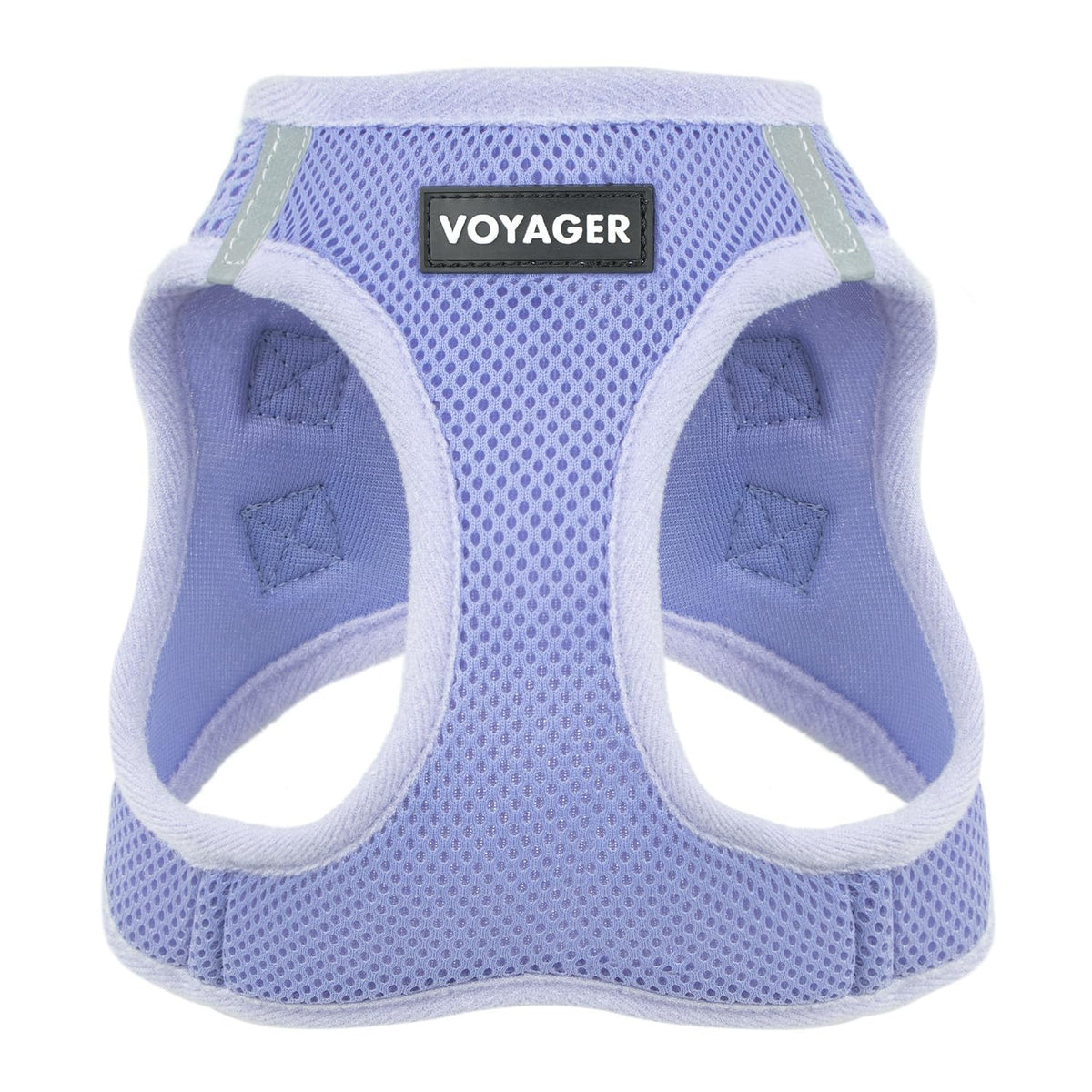 Best Pet Supplies Voyager lavanda, vista frontal, ajuste cómodo