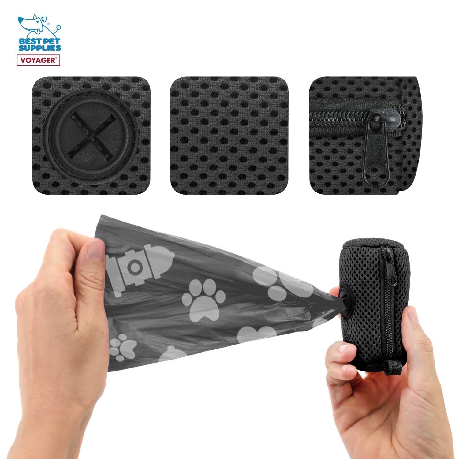 Best Pet Supplies attache-laisse clip rapide, fixation facile sur la laisse.