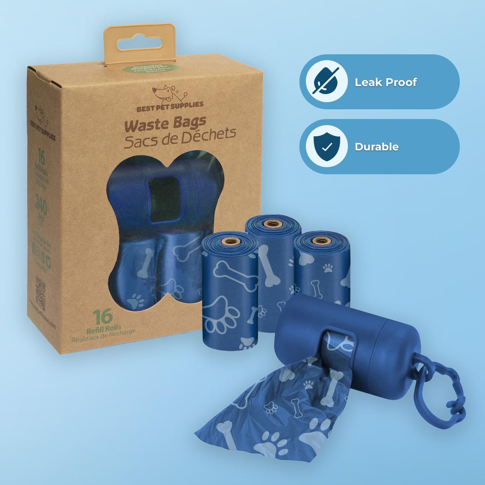 Best Pet Supplies bolsas 13x9, tamaño cómodo para recoger heces