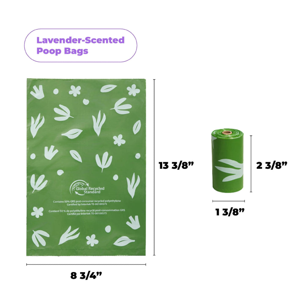 Bolsas Best Pet Supplies resistentes al desgarro, enfoque: rollos fáciles de separar, para limpieza eficiente.