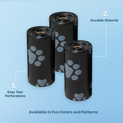 Best Pet Supplies bolsas para perro parque-caminatas, solución portátil para desechos
