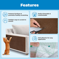 Catify rascador antideslizante, superficie estable para rascar.