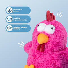 Peluche pato grande de Best Pet Supplies Cluck para juegos interactivos.