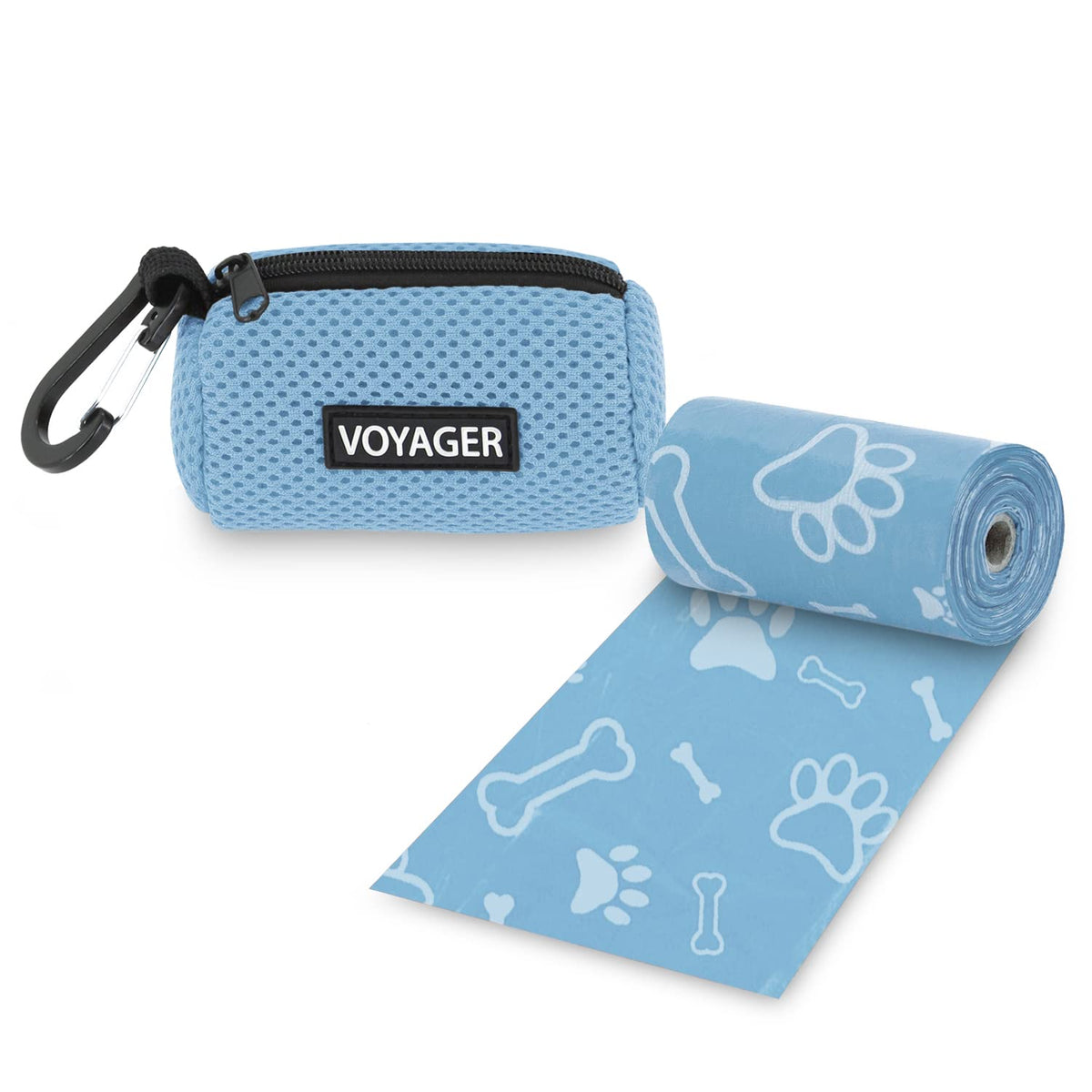 Best Pet Supplies cubrebolsas para perro acoplado a la correa, ideal para paseos limpios.