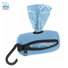Best Pet Supplies dispensador de cubrebolsas en malla resistente, perfecto para viajar.