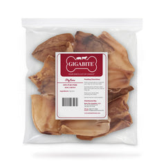 Best Pet Supplies Gigabite orejas de puerco entera para perros grandes, masticación natural
