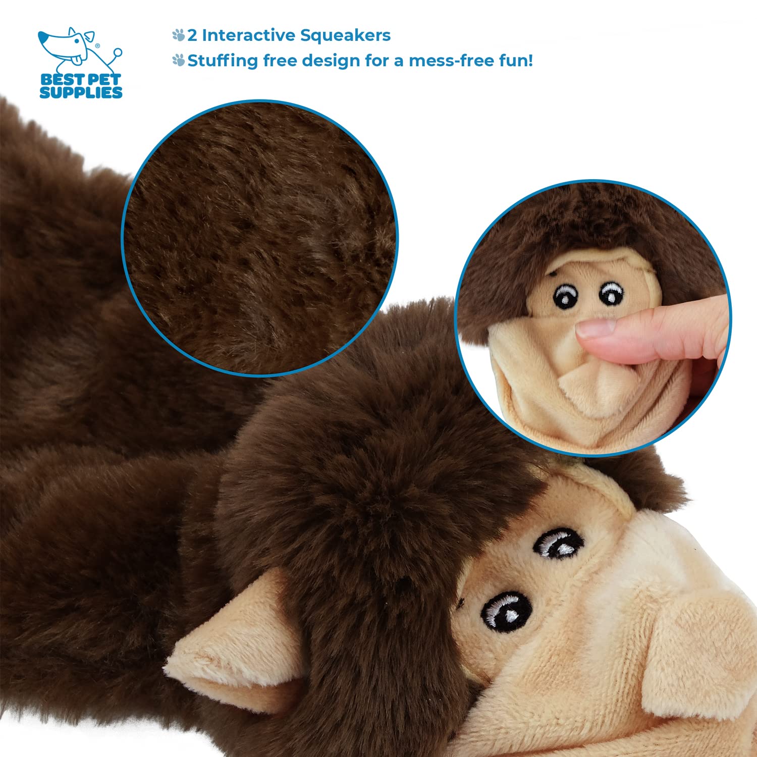 Best Pet Supplies Juguete para perros para juego activo de lanzar y recuperar.