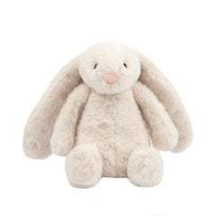 Best Pet Supplies juguete interactivo conejo beige grande con sonido para jugar y morder