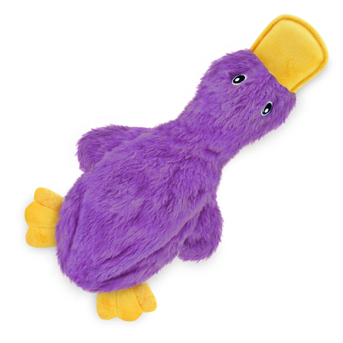 Best Pet Supplies juguete pato con cabeza chirriante para perros; estimula juego activo.