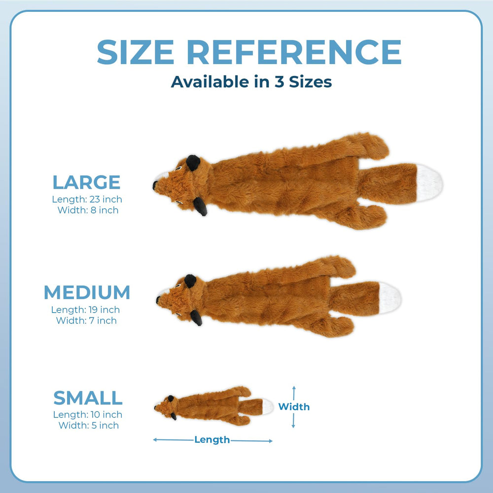Best Pet Supplies Juguete Perro Peluche Duradero con Dos Chirriadores