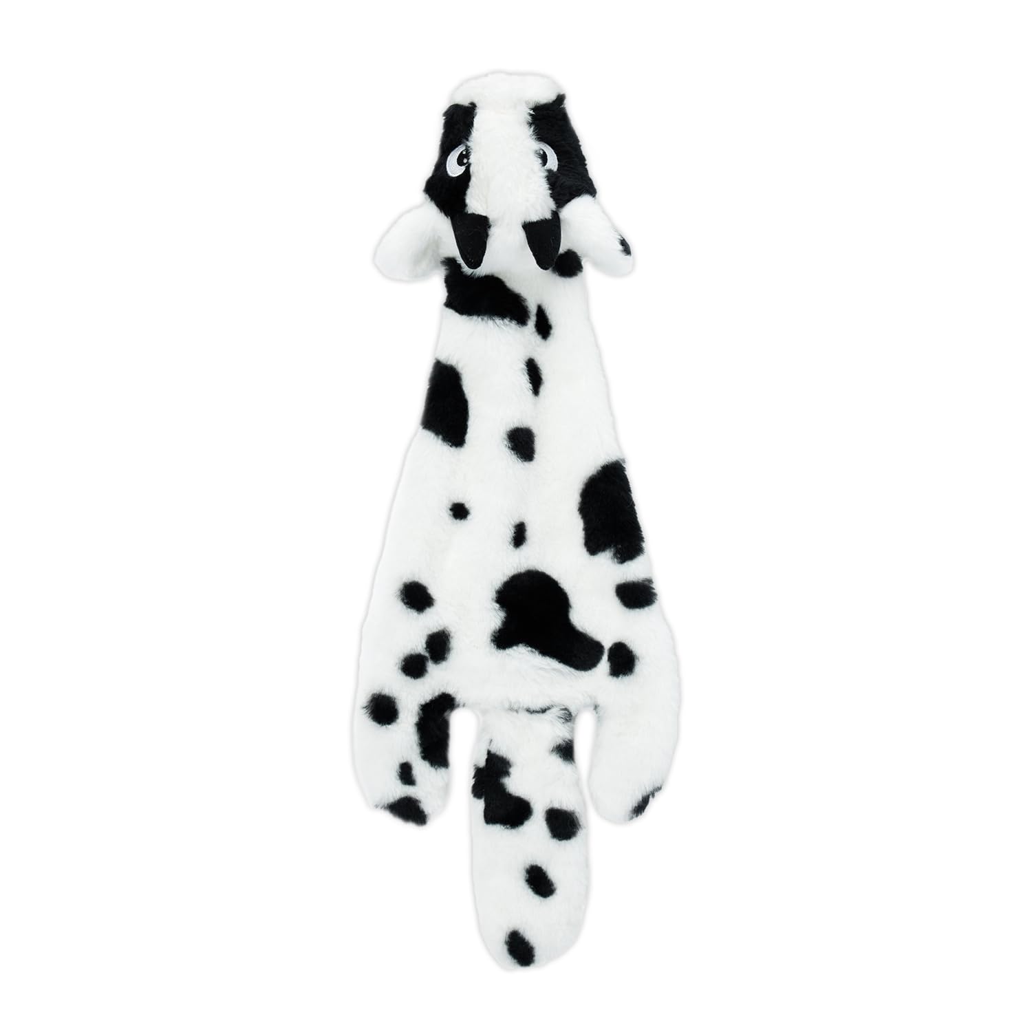 Best Pet Supplies Juguete para perro vaca sin relleno para morder seguro y entretenido