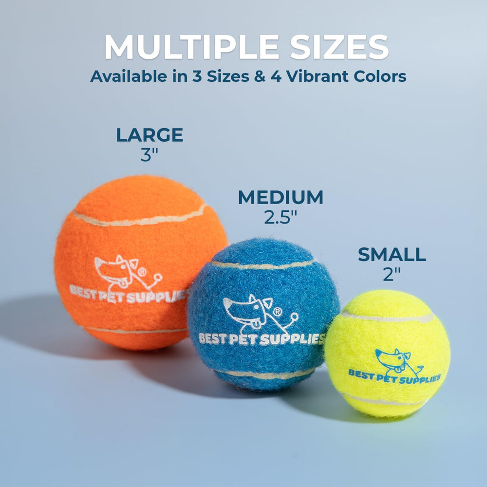 Best Pet Supplies pack de cuatro bolas medianas de colores surtidos