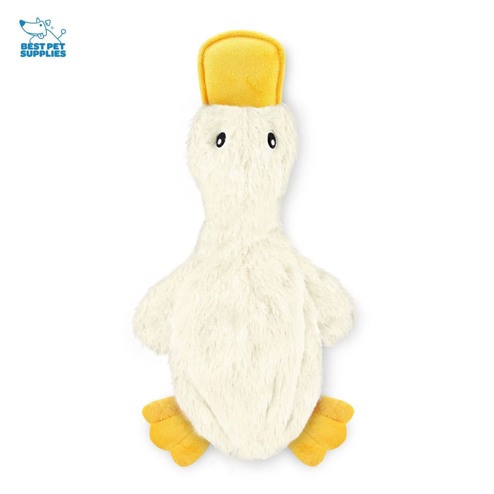 Best Pet Supplies Pato Crinkle Tejido Resistente para mordida diaria
