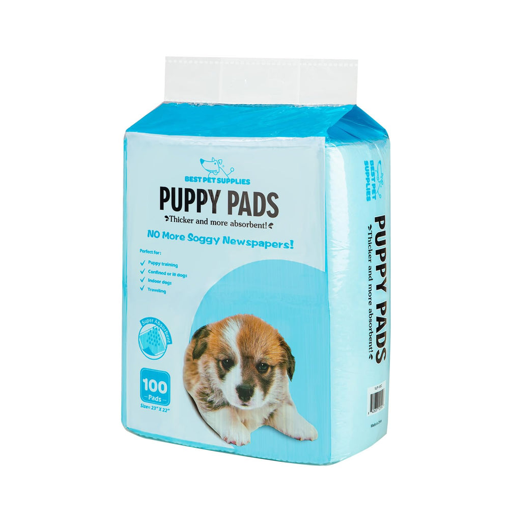 Best Pet Supplies Almohadillas para cachorros: Paquete de 100 unidades para entrenamiento limpio.