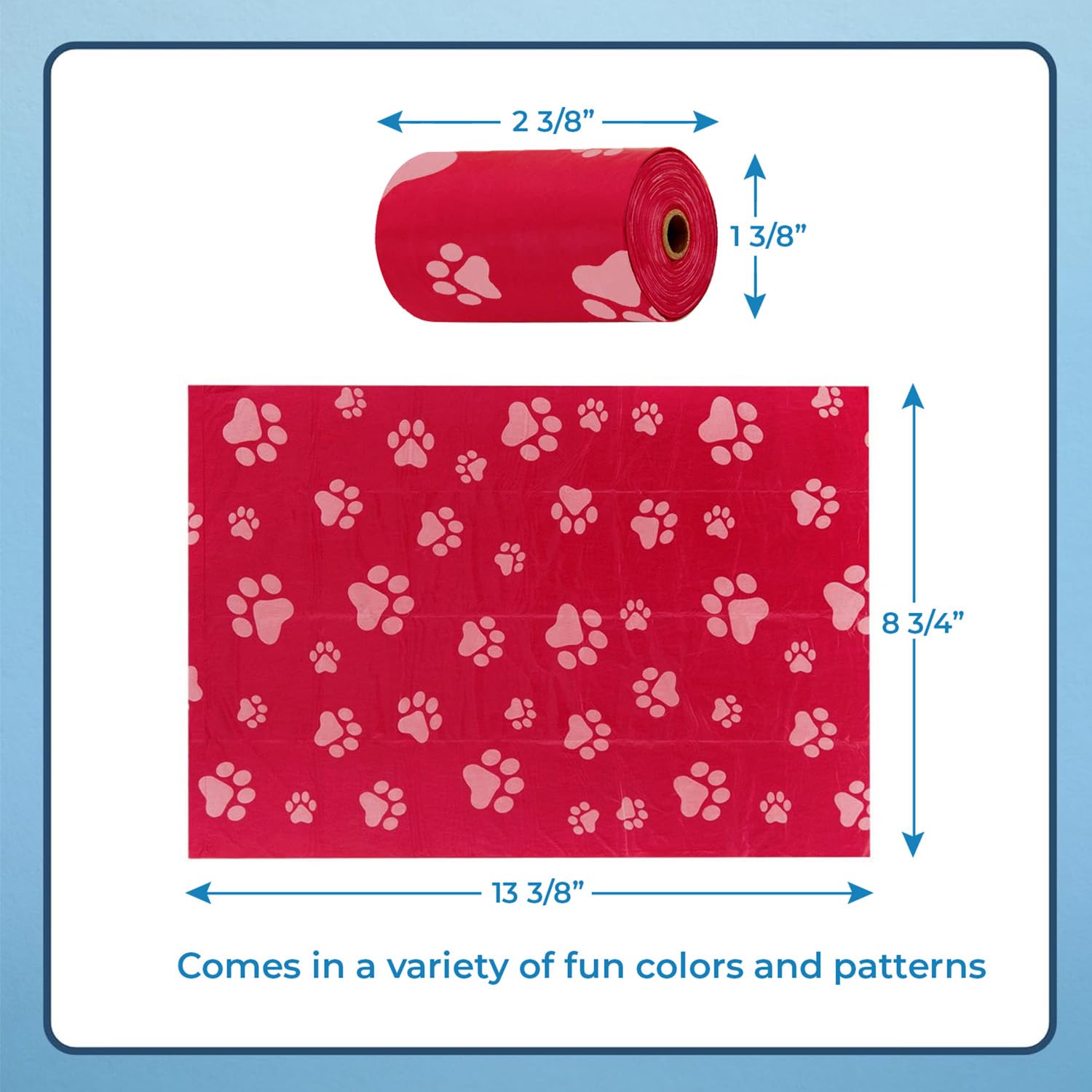 Best Pet Supplies tamaño-13x9 para recoger heces con facilidad