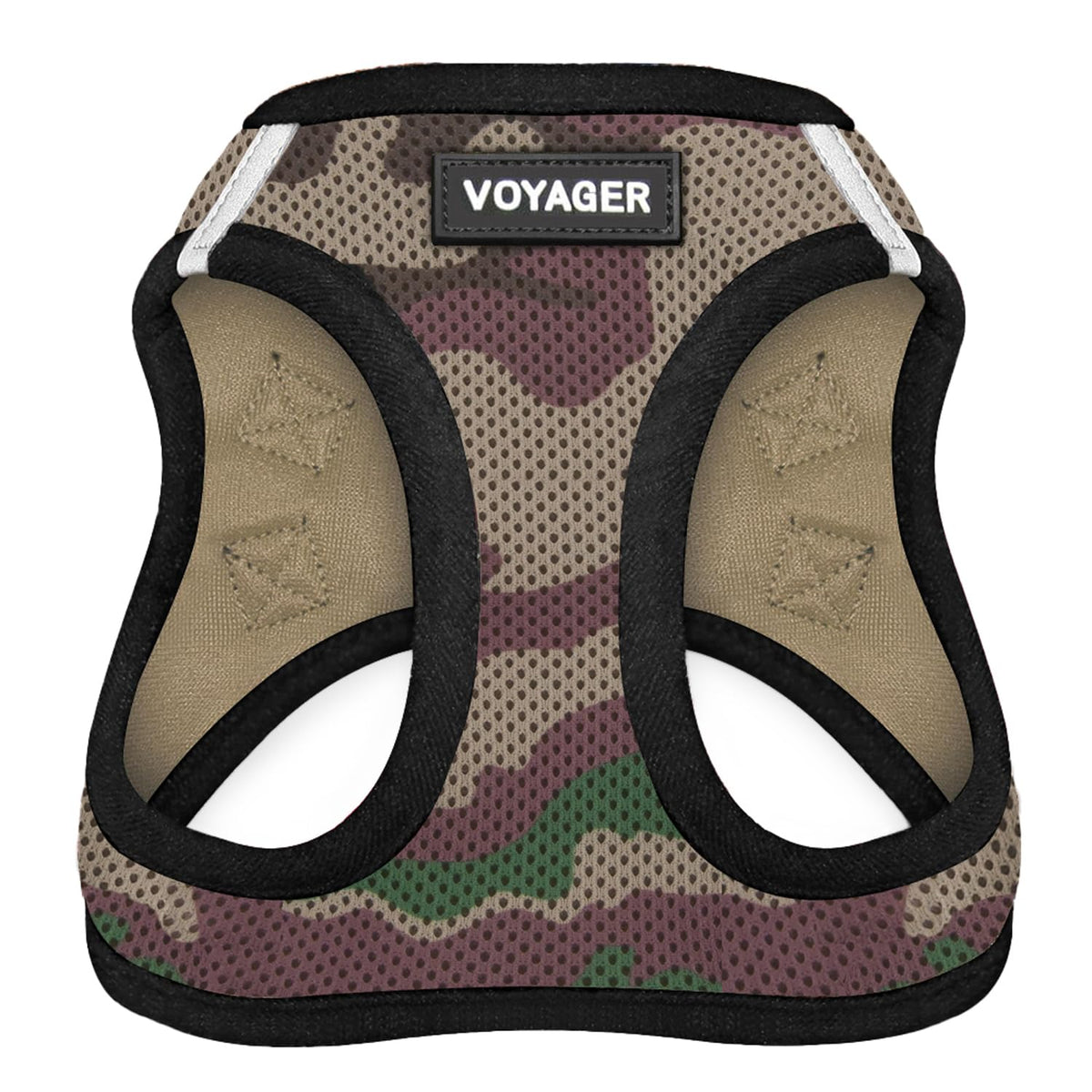 Arnés Voyager de Best Pet Supplies con malla de aire suave para paseos confortables