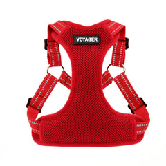 Best Pet Supplies Voyager arnés paso con malla de aire en frente para paseos cómodos.