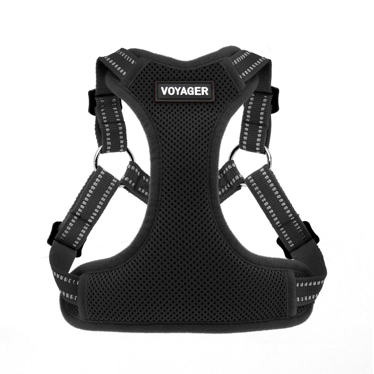 Best Pet Supplies Voyager arnés paso-ajustable malla transpirable para paseos cómodos.