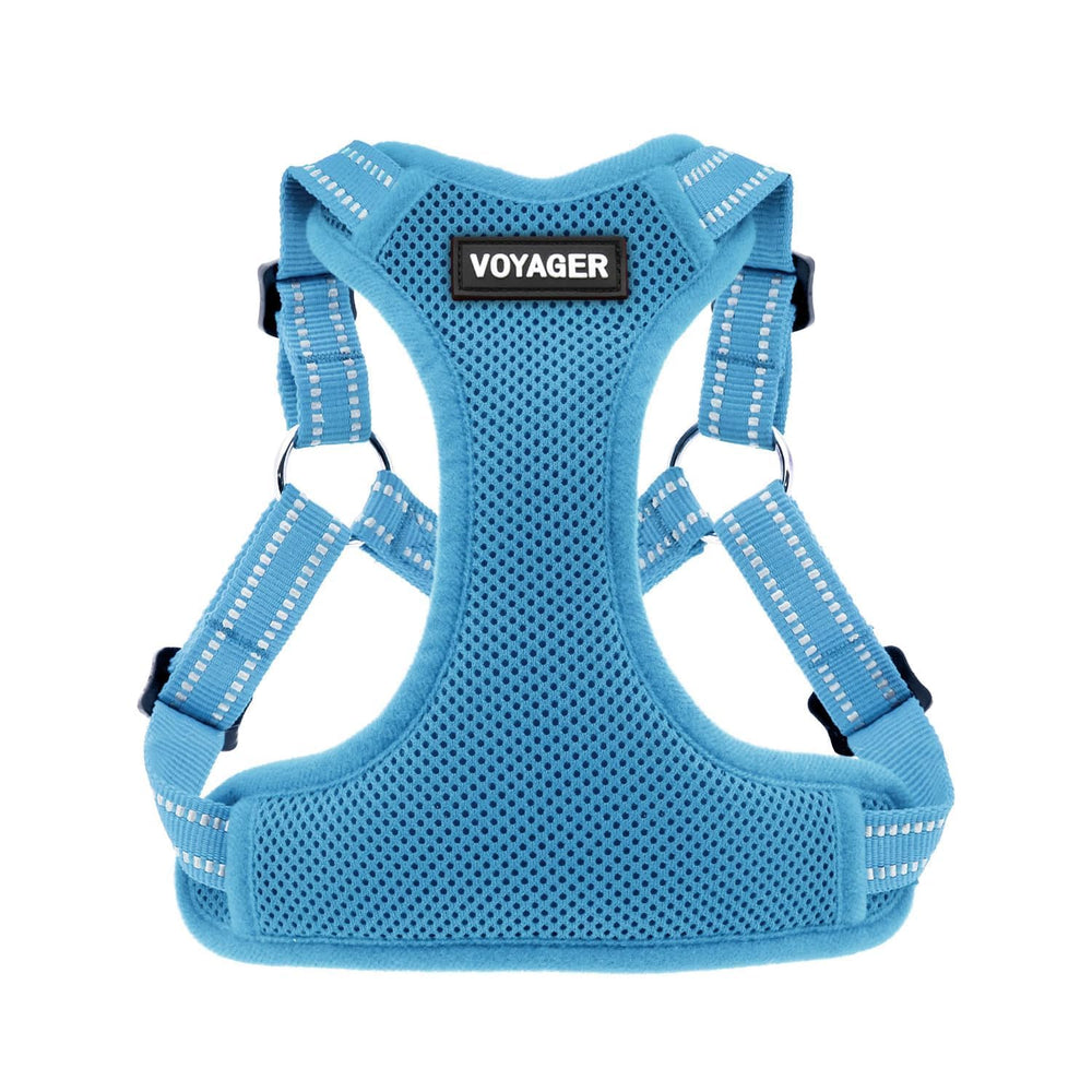 Best Pet Supplies Voyager arnés paso-entrada con malla transpirable para paseos más cómodos.