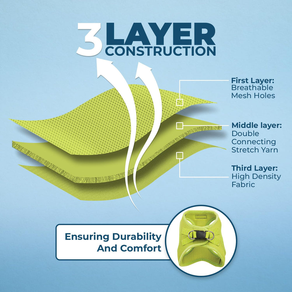 Best Pet Supplies Voyager Harnais enfiler facilement pour promenades sans effort
