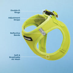 Fermeture Velcro du Voyager Harnais, maintien fiable lors des sorties.