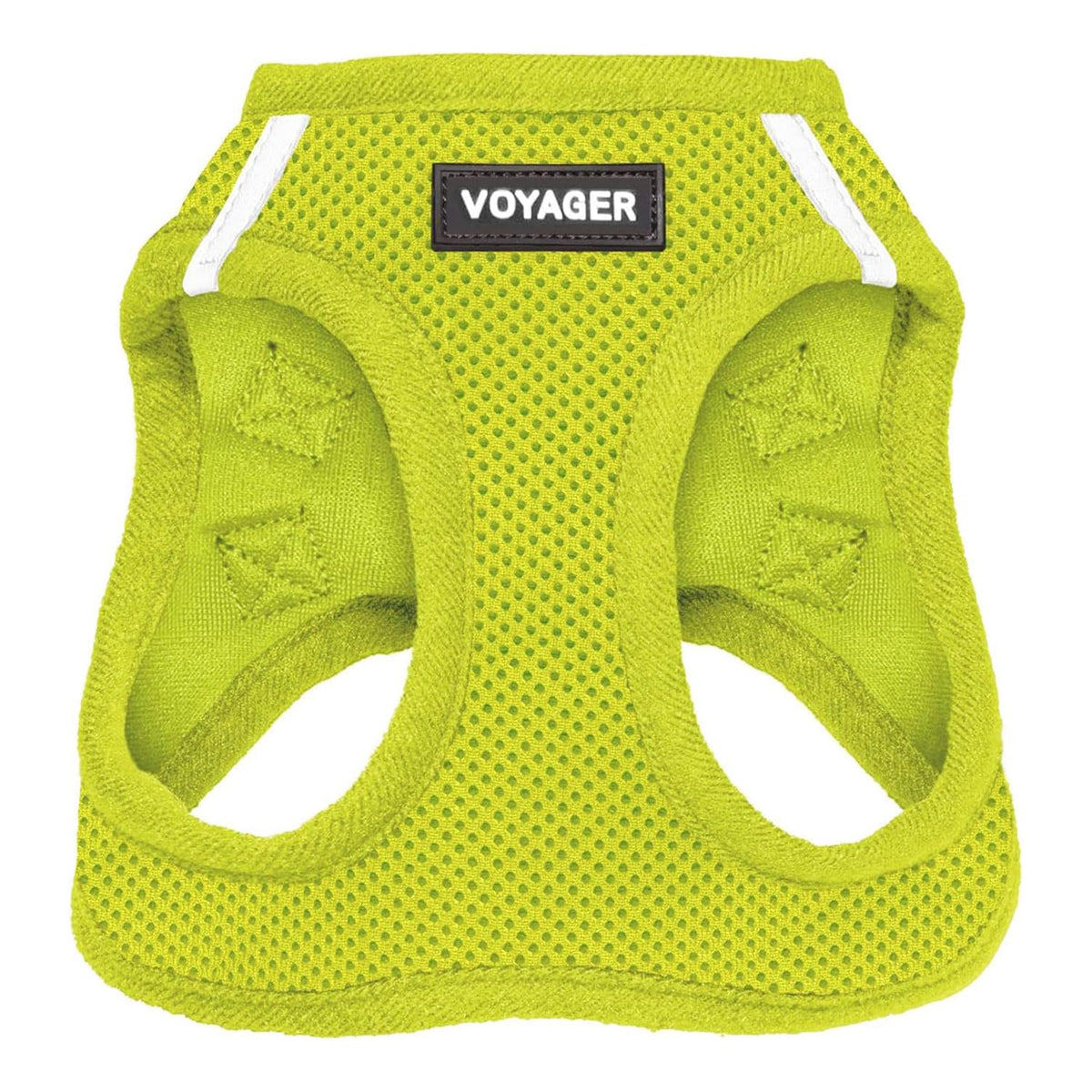 Best Pet Supplies Voyager Harnais à enfiler, vue d'ensemble en vert lime, pratique et léger