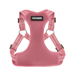 Best Pet Supplies Voyager arnés rosa paso-entrada para perros pequeños con ajuste seguro