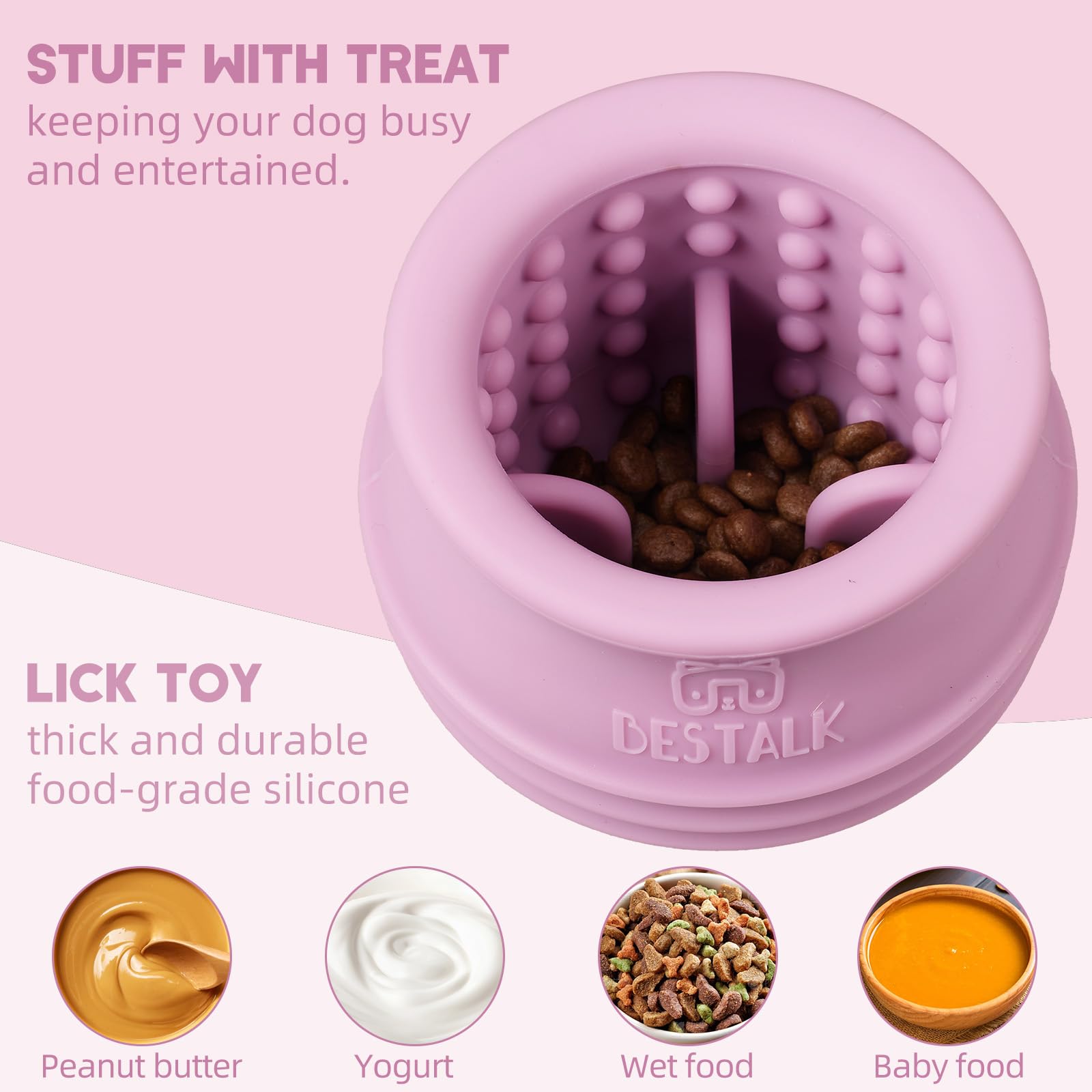 Bestalk Juguete Silicona Lavable Sin BPA: duradero y fácil de limpiar.