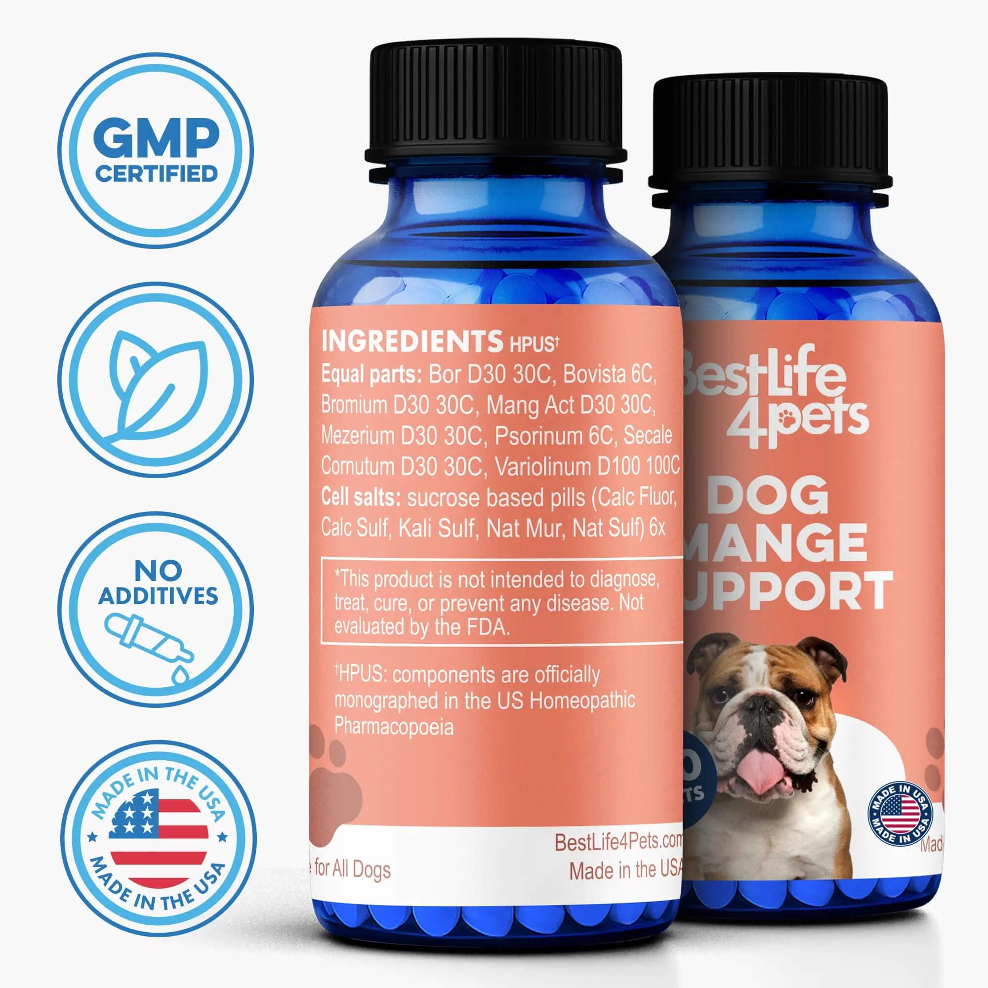 BestLife4Pets Bienestar de la piel y pelaje: apoyo diario para el cuidado.