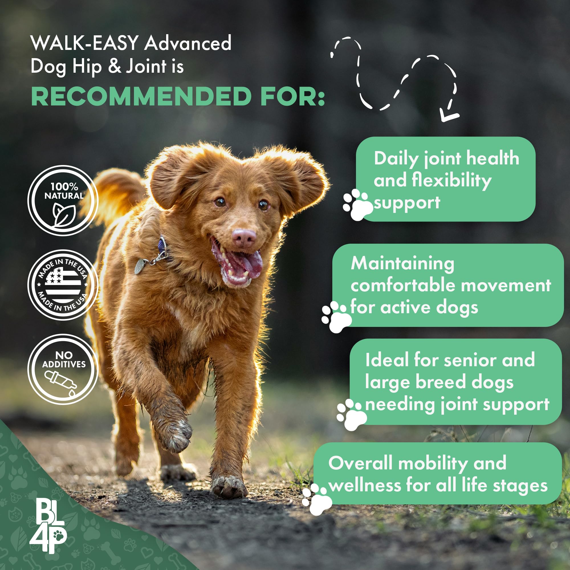Fórmula natural de BestLife4Pets, ingredientes de grado humano